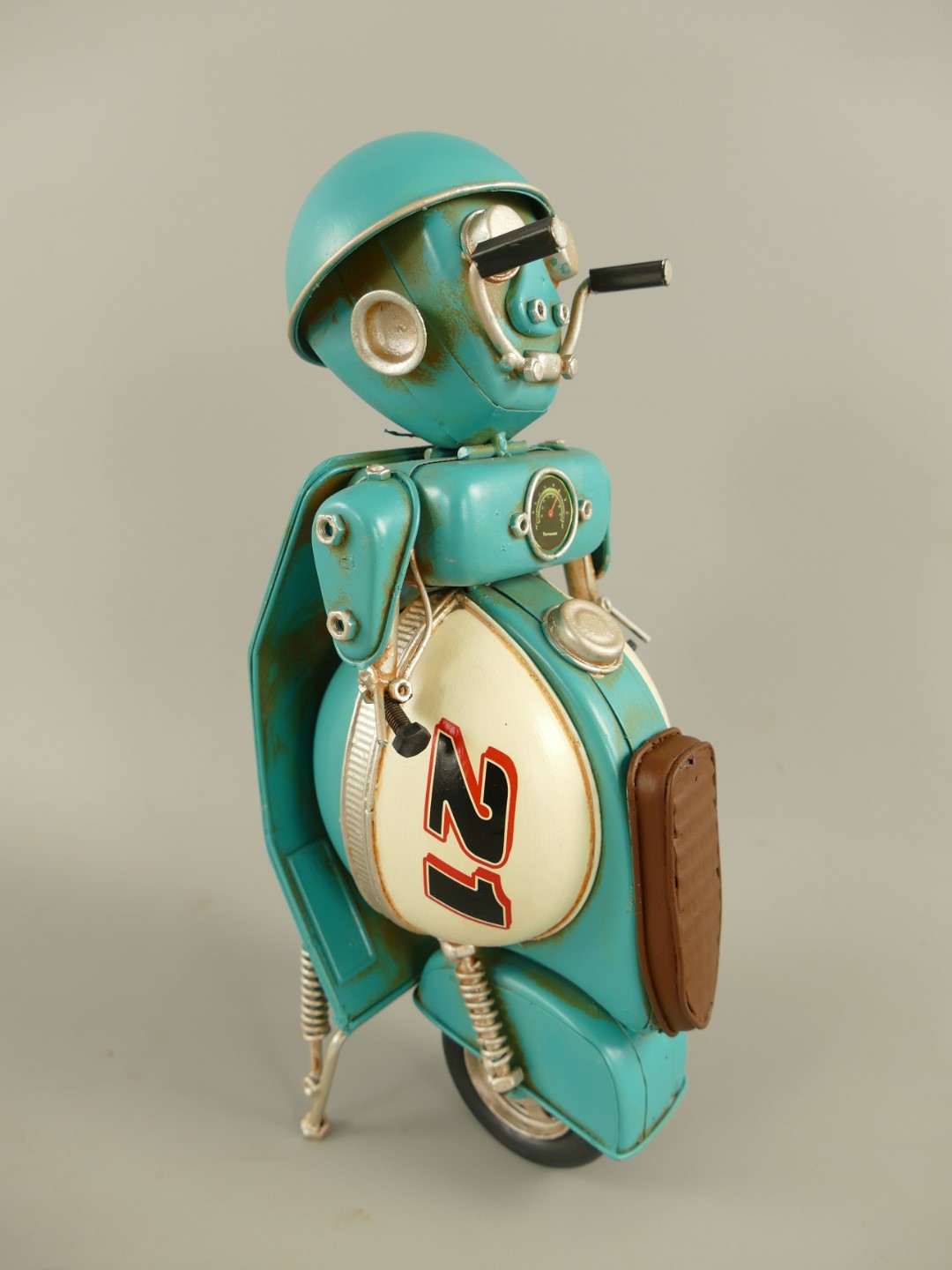Roboter motor Antik Eisen L.29x12cm