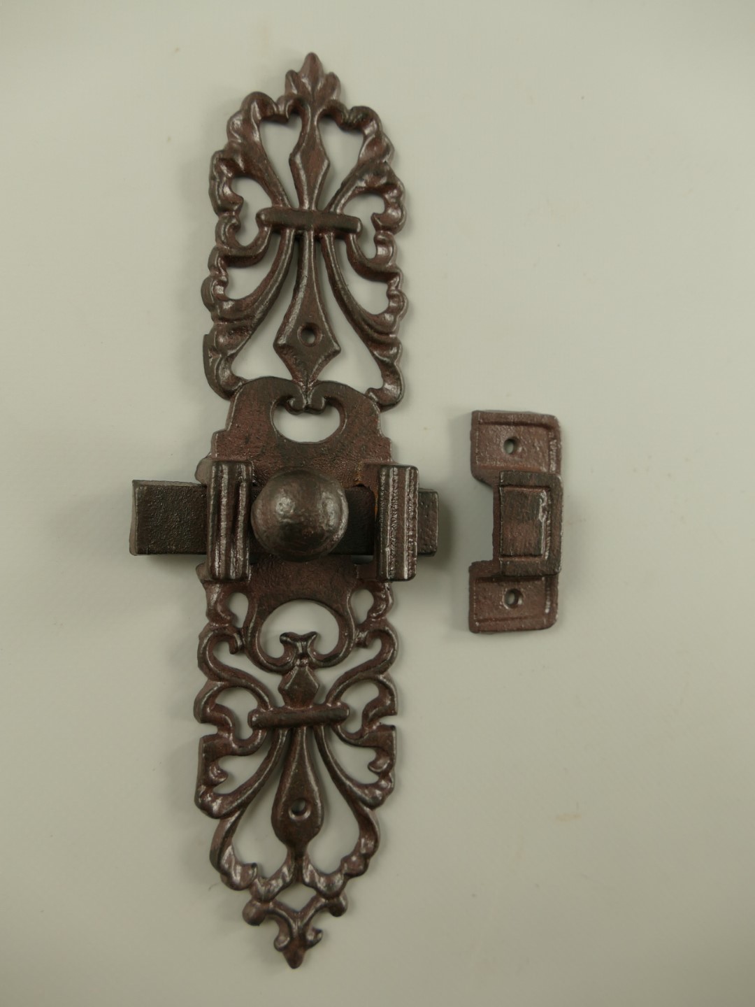 Schubriegel Eisen rustikal braun H.24x8cm