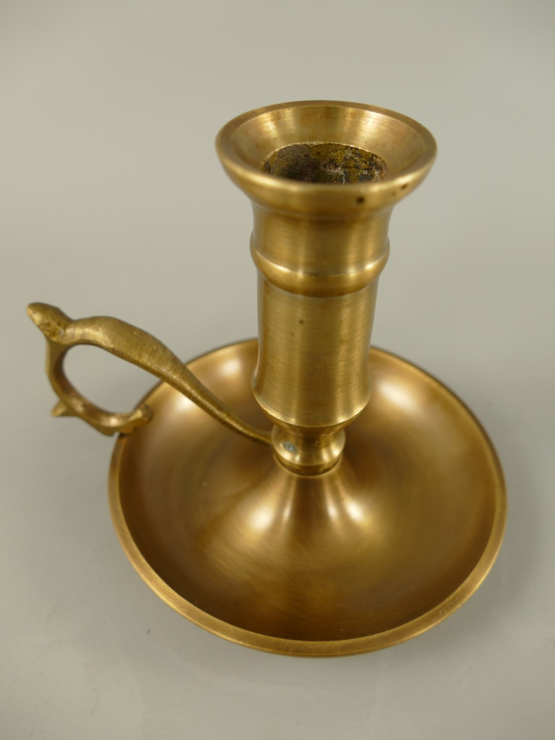 Leuchter Messing brüniert H.10cm