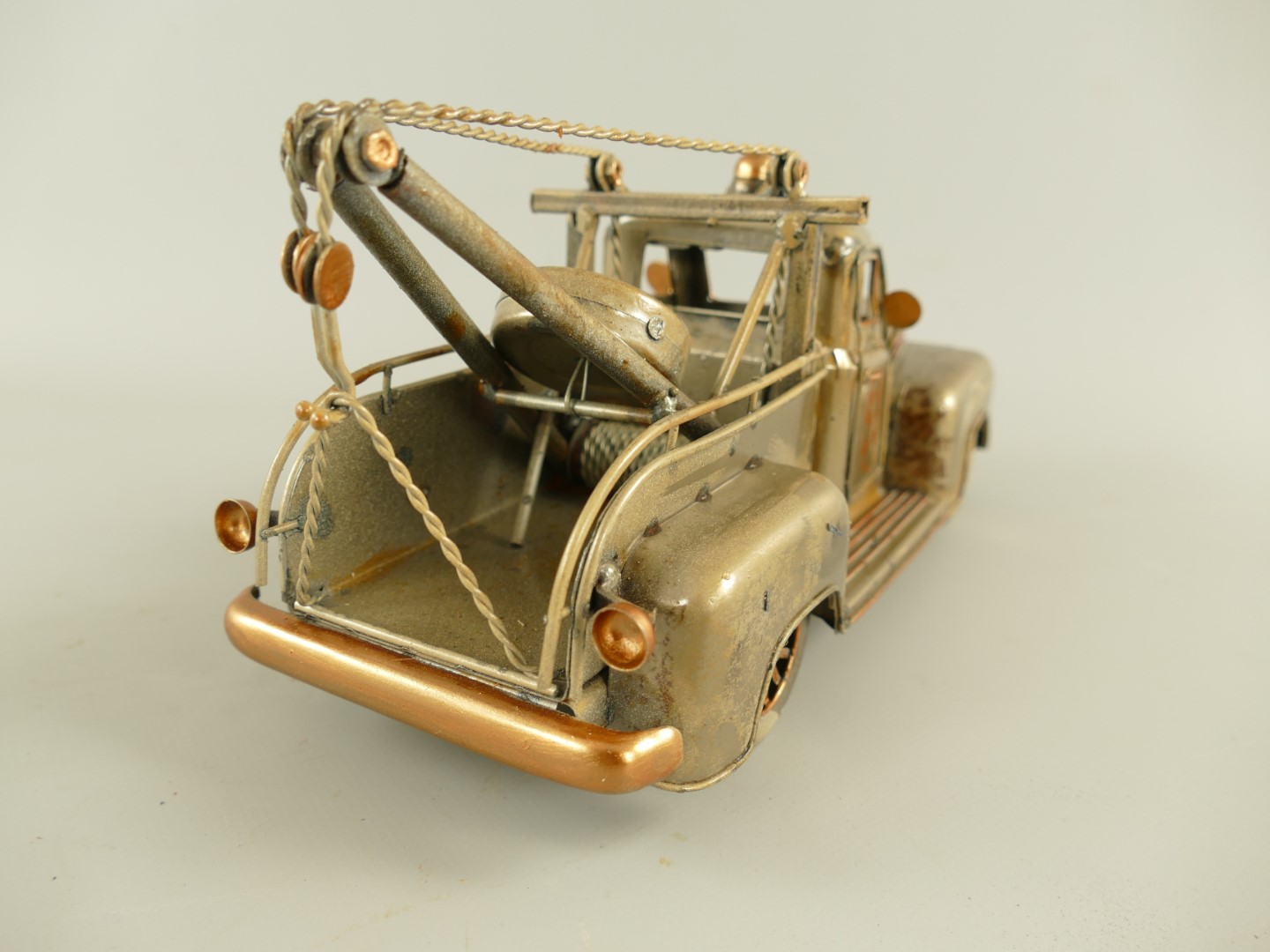 Abschleber Antik Eisen metallic farbig L.28x13cm