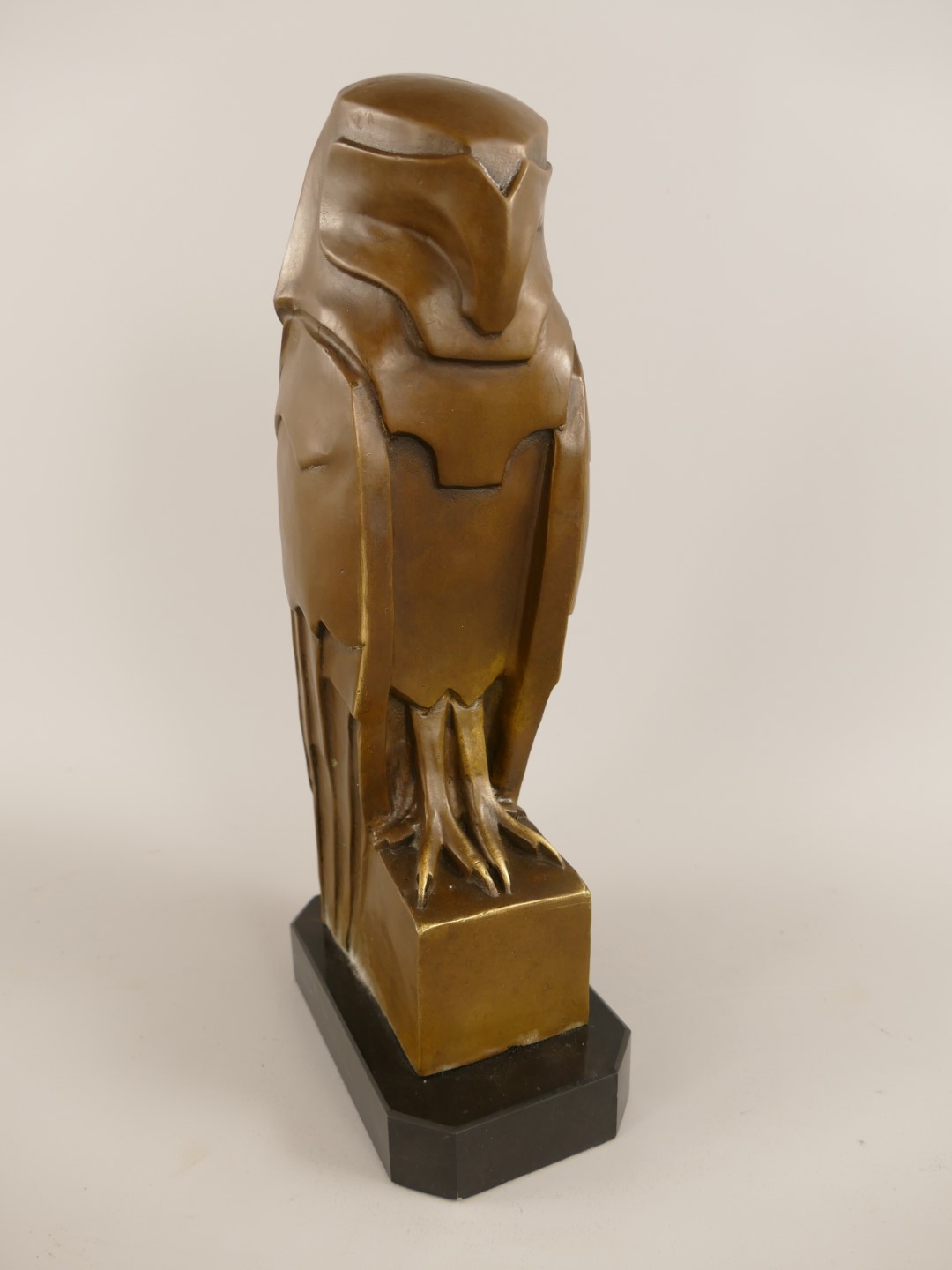 Figur Bronze Eule H.35x10cm