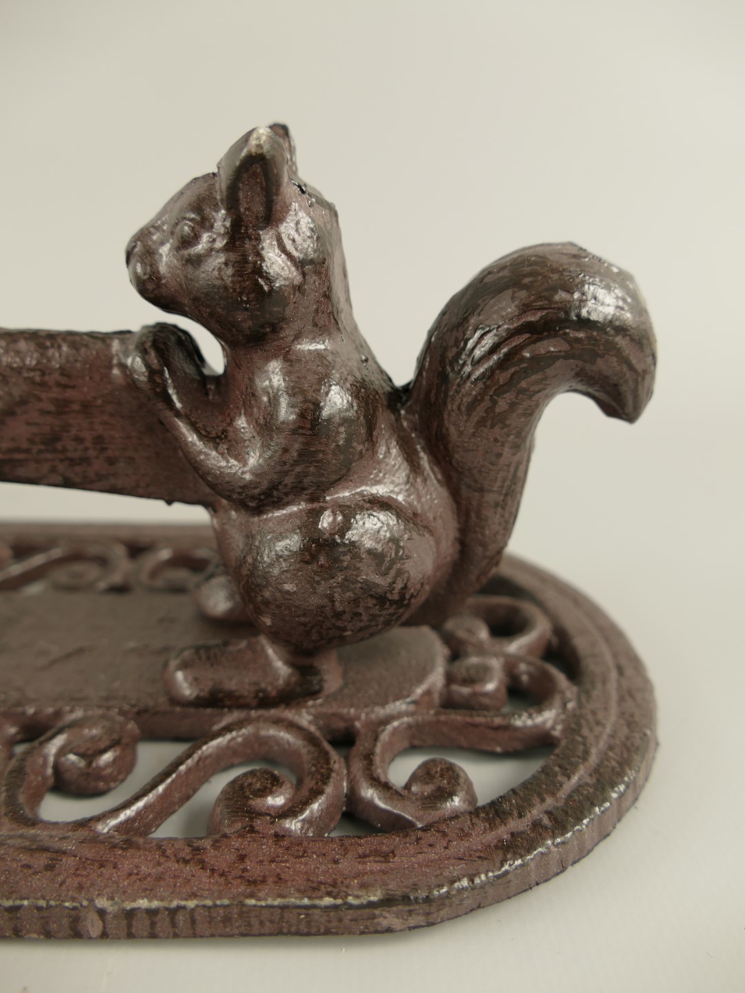 Fuss schraper Eichhörnchen Eisen L.30cm