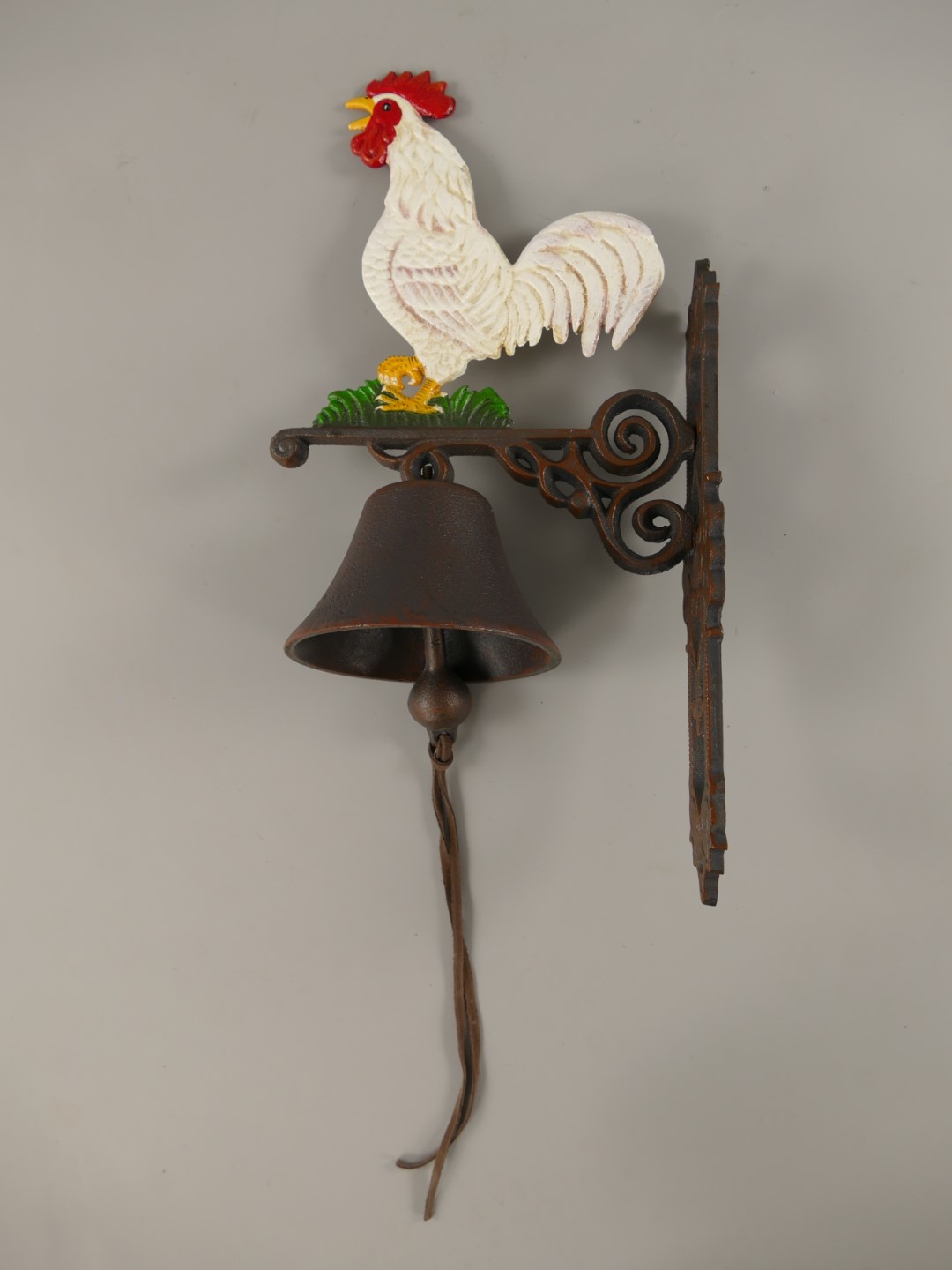 *NT Wandglocke Gußeisen Hahn H.45cm P/St.