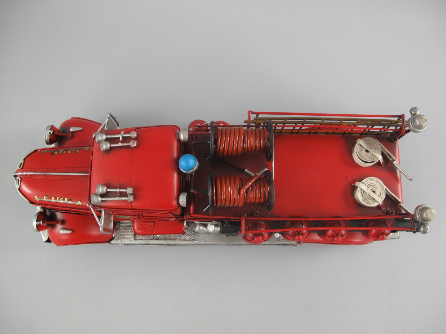 *ANG. Feuerwehrwagen Antik Eisen L.50x18cm