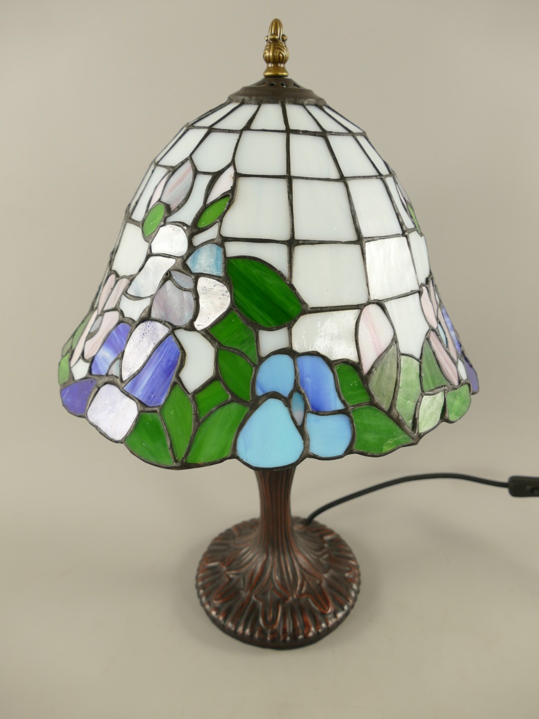 Lampe Tiffany fassung E27 H.46cm