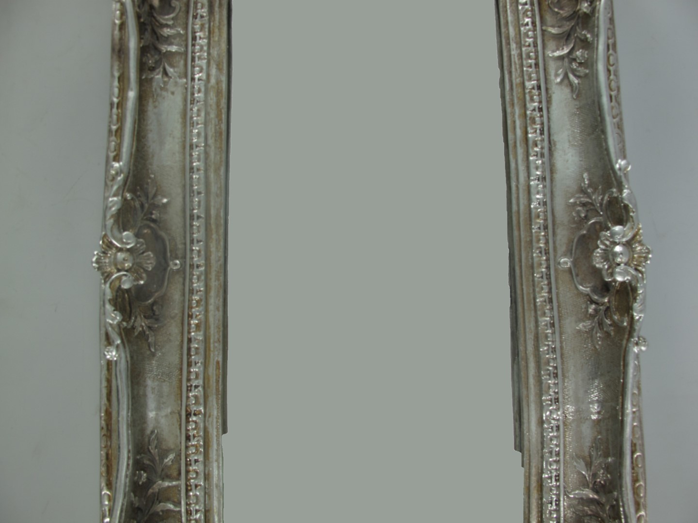 #Bilderrahmen(4x6) Polystein Silber farbig H.23cm