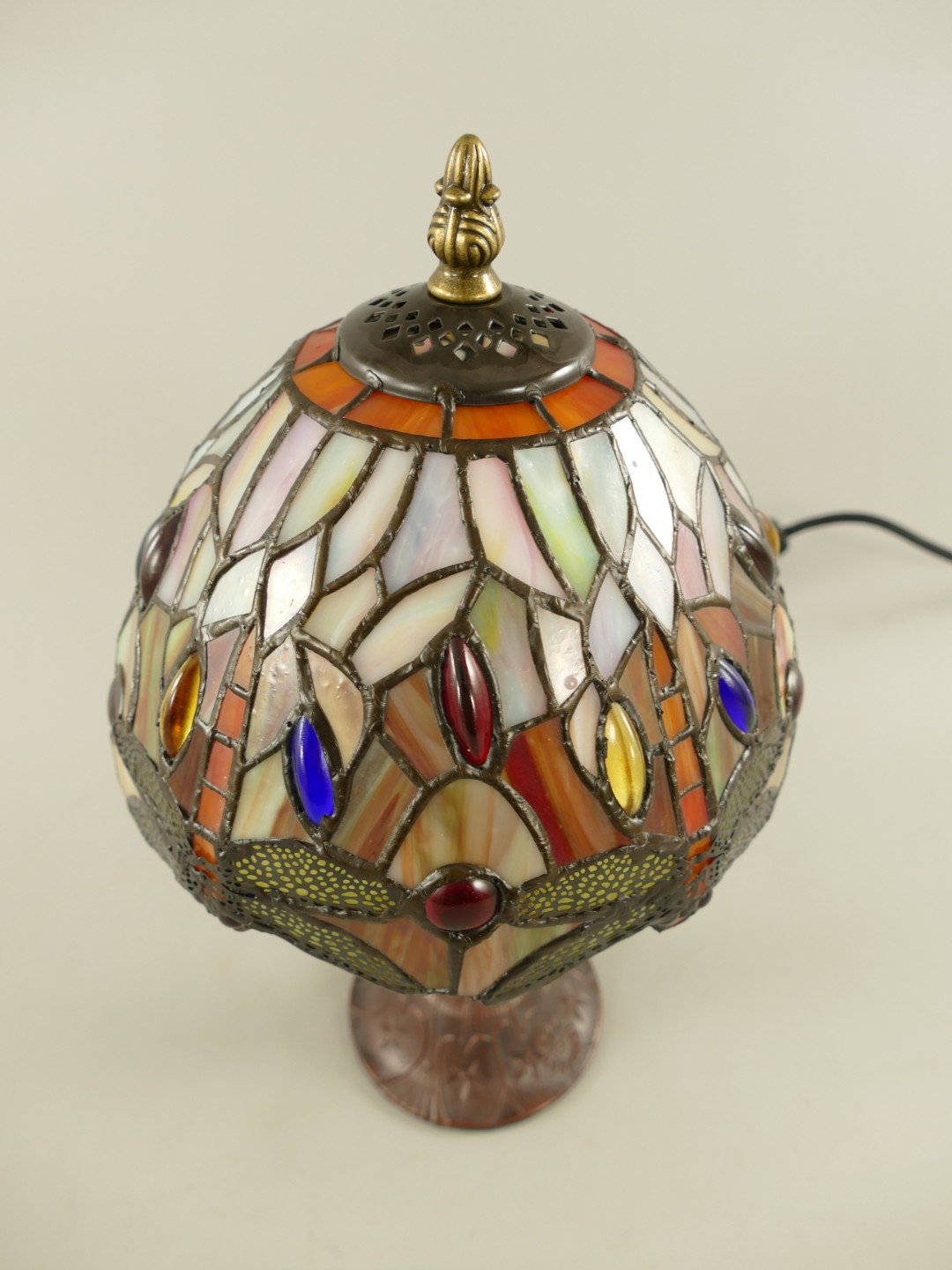 Lampe Tiffany fassung E14 H.35x20cm