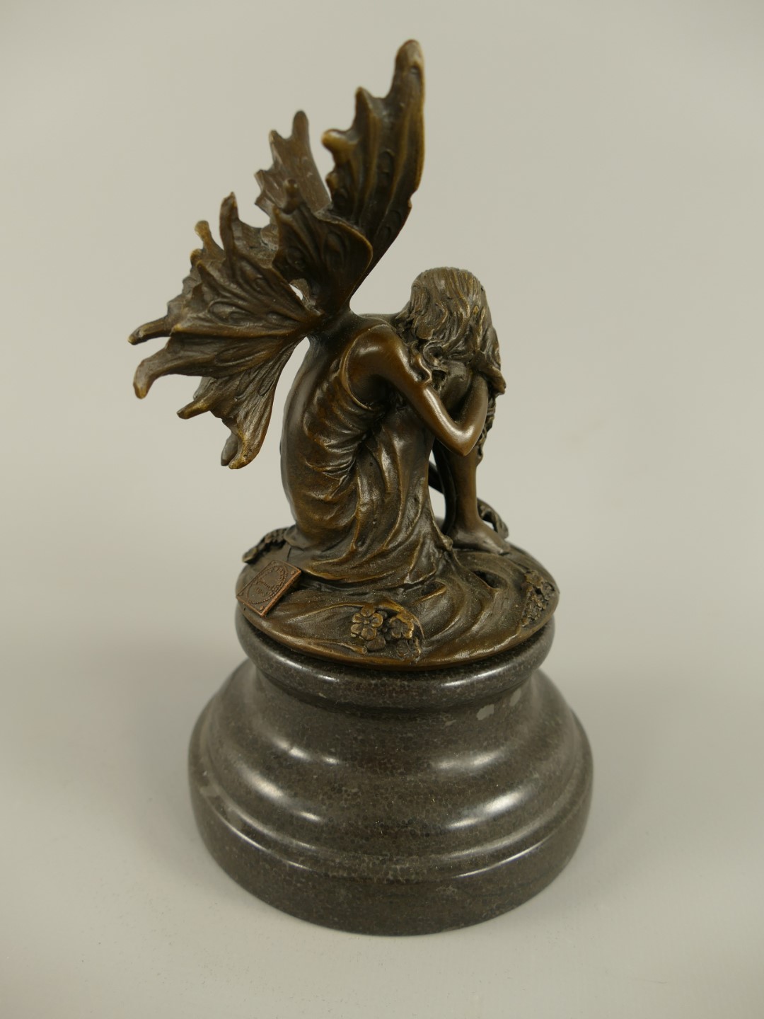 Bronze Figur Elfe H.16x10cm
