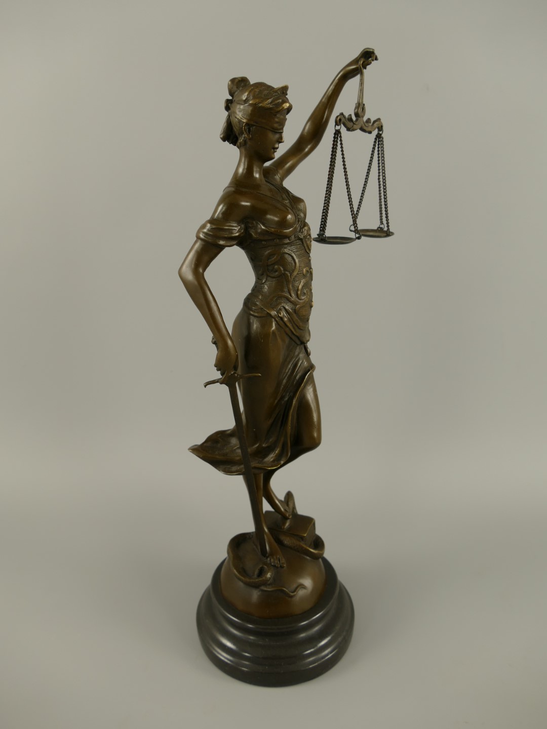 Justitia Bronze H.40x16cm