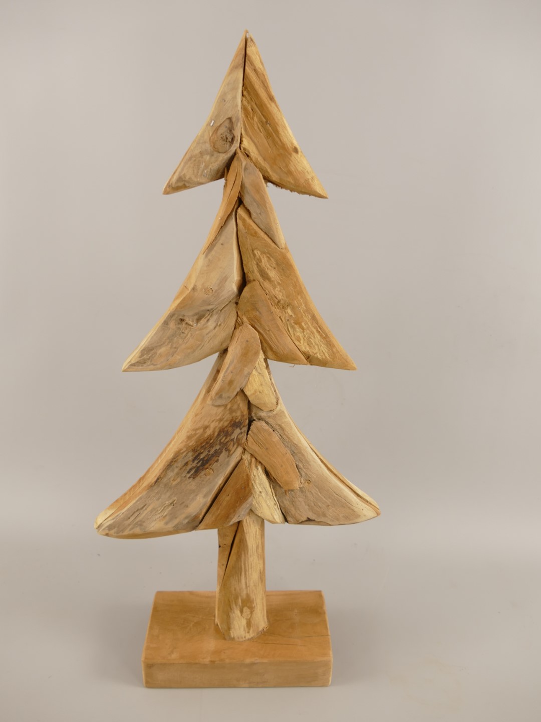 *A? *NT Weinachtsbaum Set/3 Teak H.60/80/100cm SET