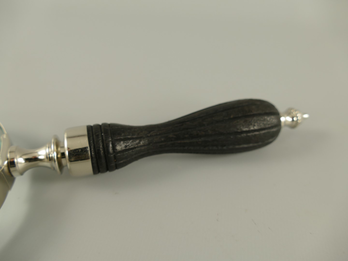 Lupe vernickelt griff D.10-L.25cm