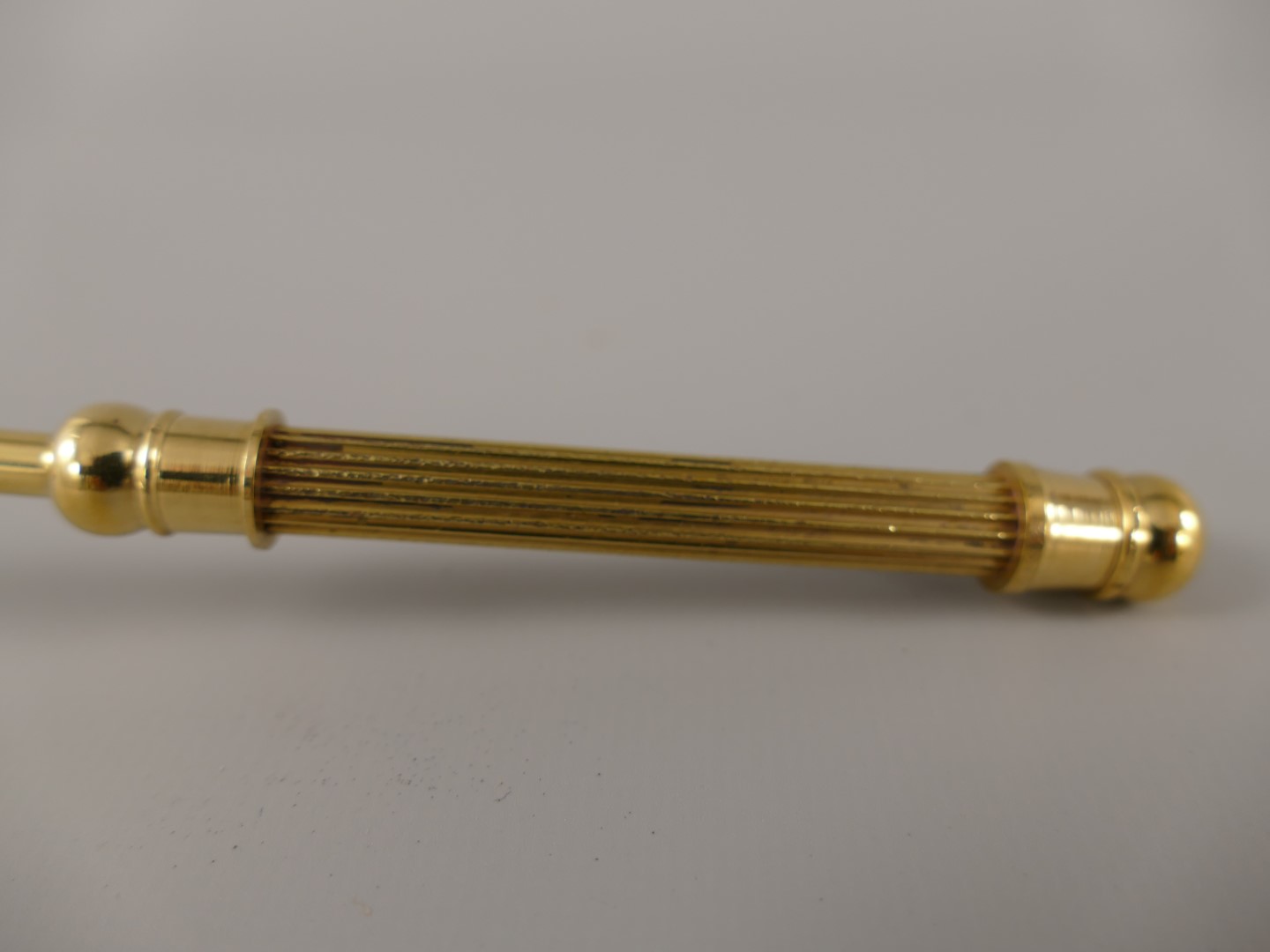 Kerzenlöscher Messing L.26x5cm P/St.