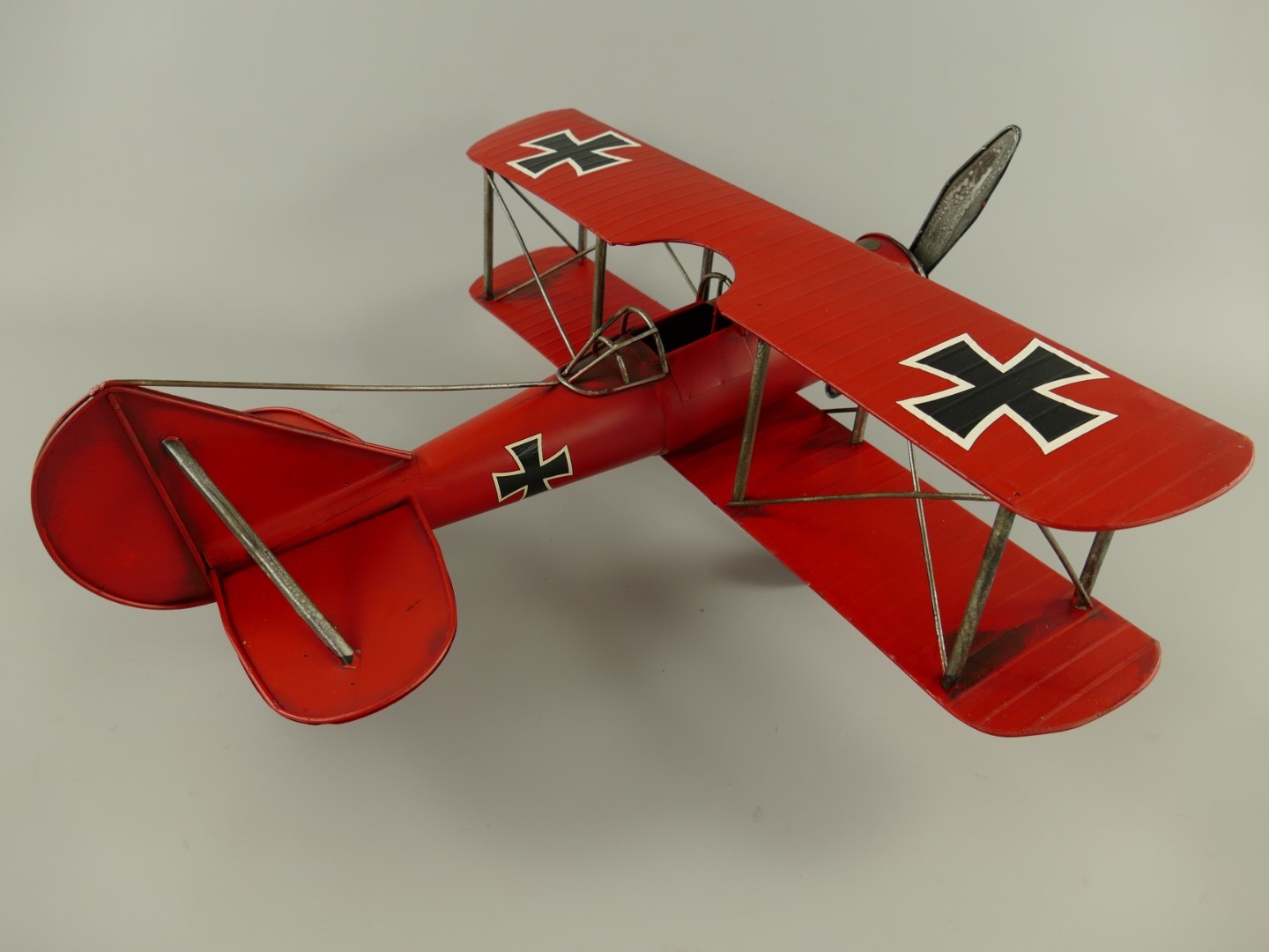 Flugzeug Antik Eisen L.55x60cm