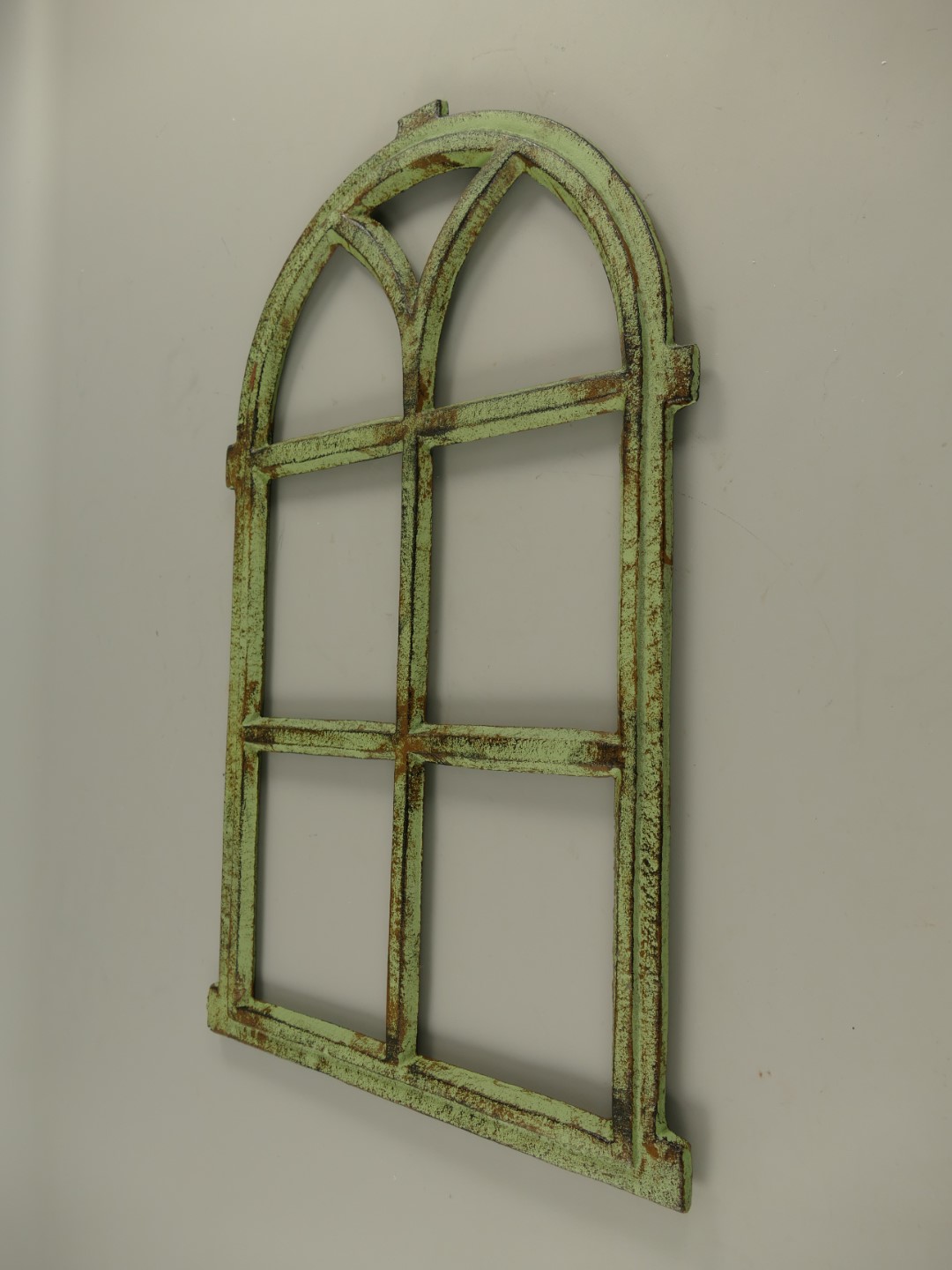 Fenster Gußeisen FARBIG H.67x42cm