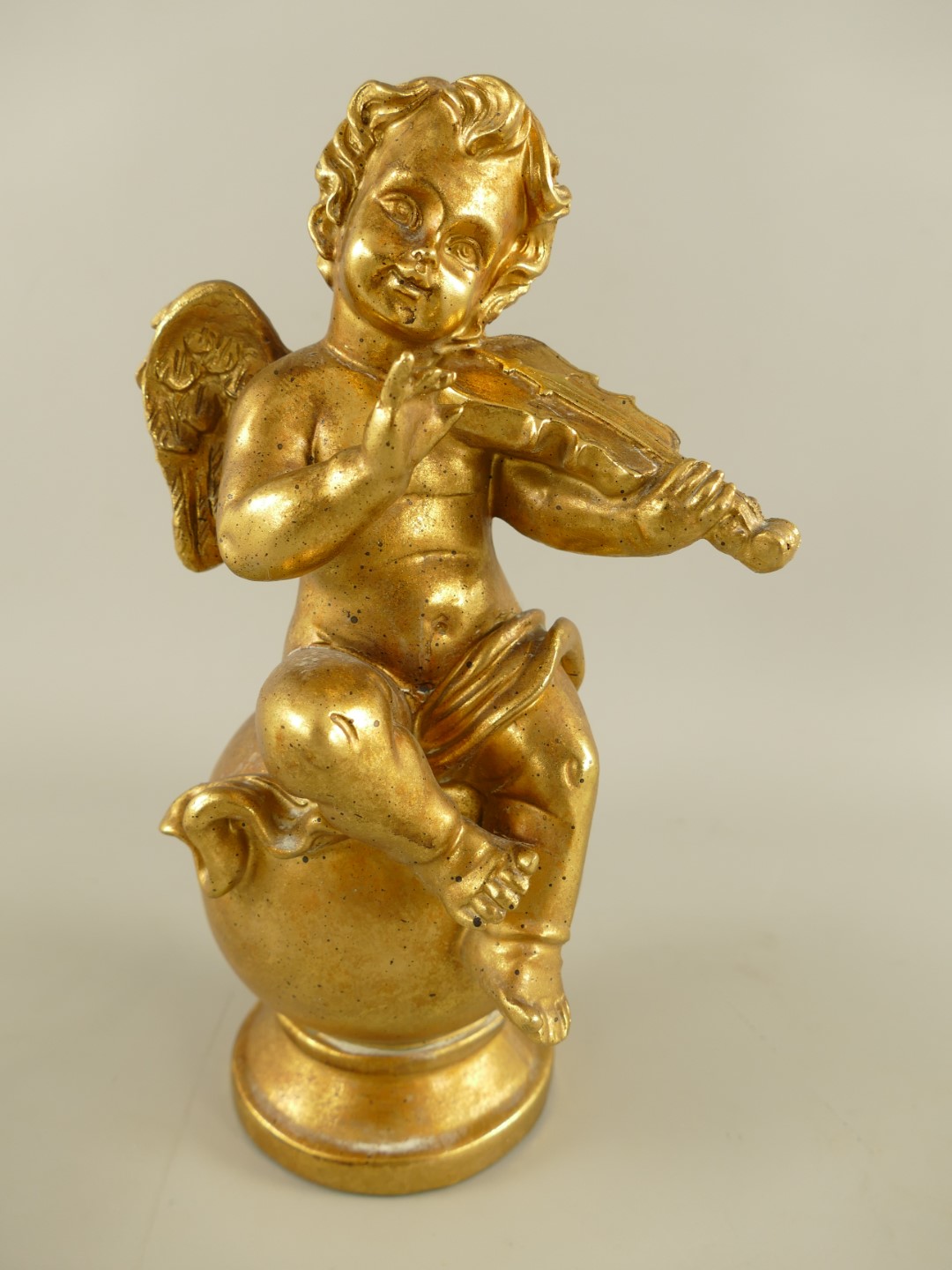 Engel Polystein Gold farbig H.30cm