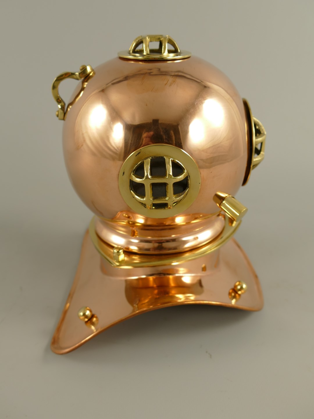 Taucherhelm Kupfer H.20cm