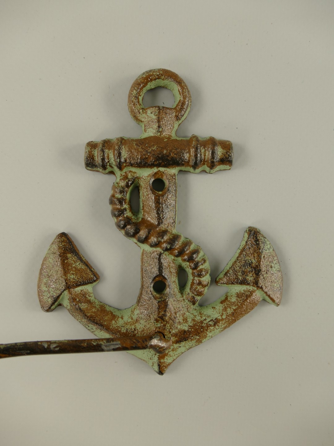 Toilletrolhalter Gußeisen farbig L.17cm