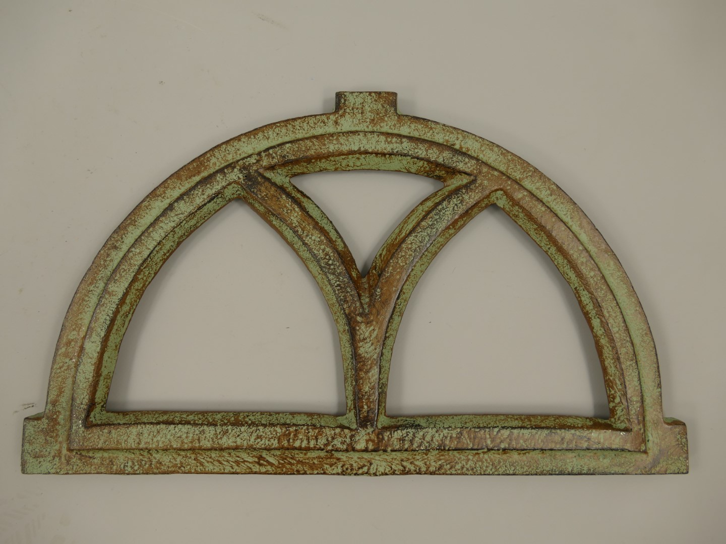 Fenster Guß. rustikal farbig L.39x23cm