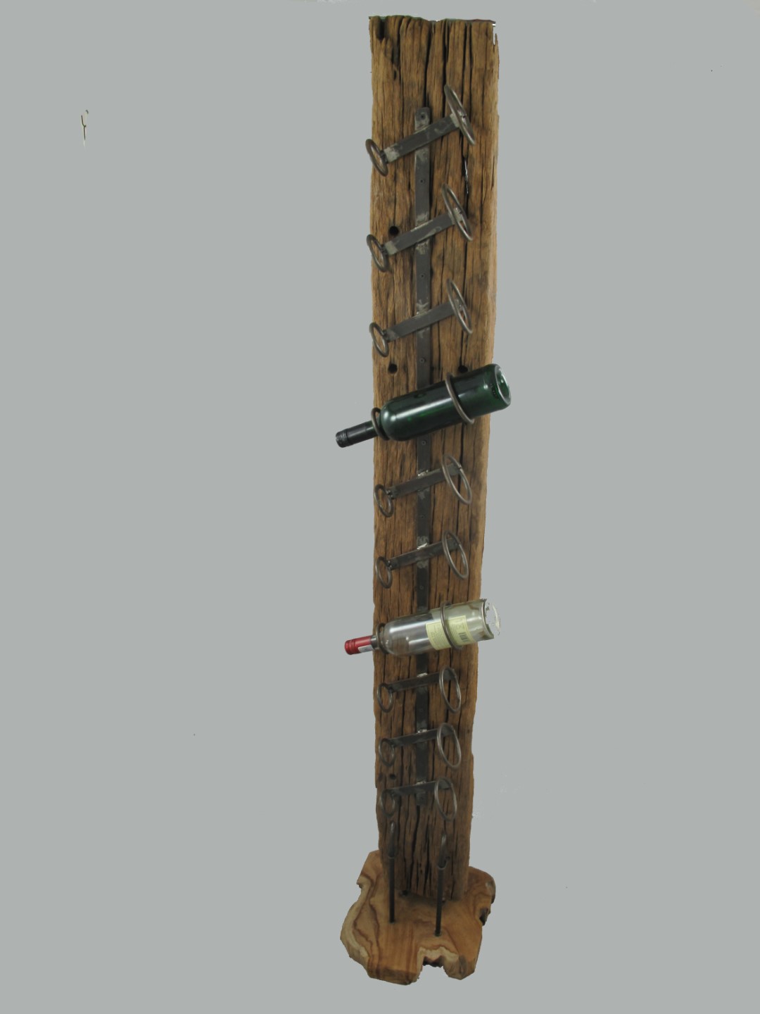 (*)NT Weinregal 10-flaschHolz/Eisen H.190cm