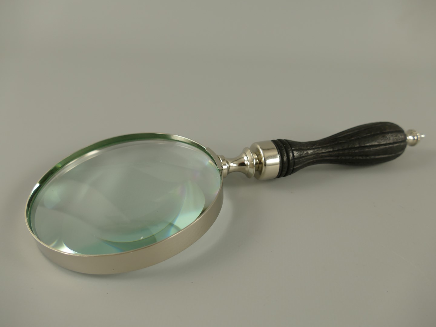 Lupe vernickelt griff D.10-L.25cm