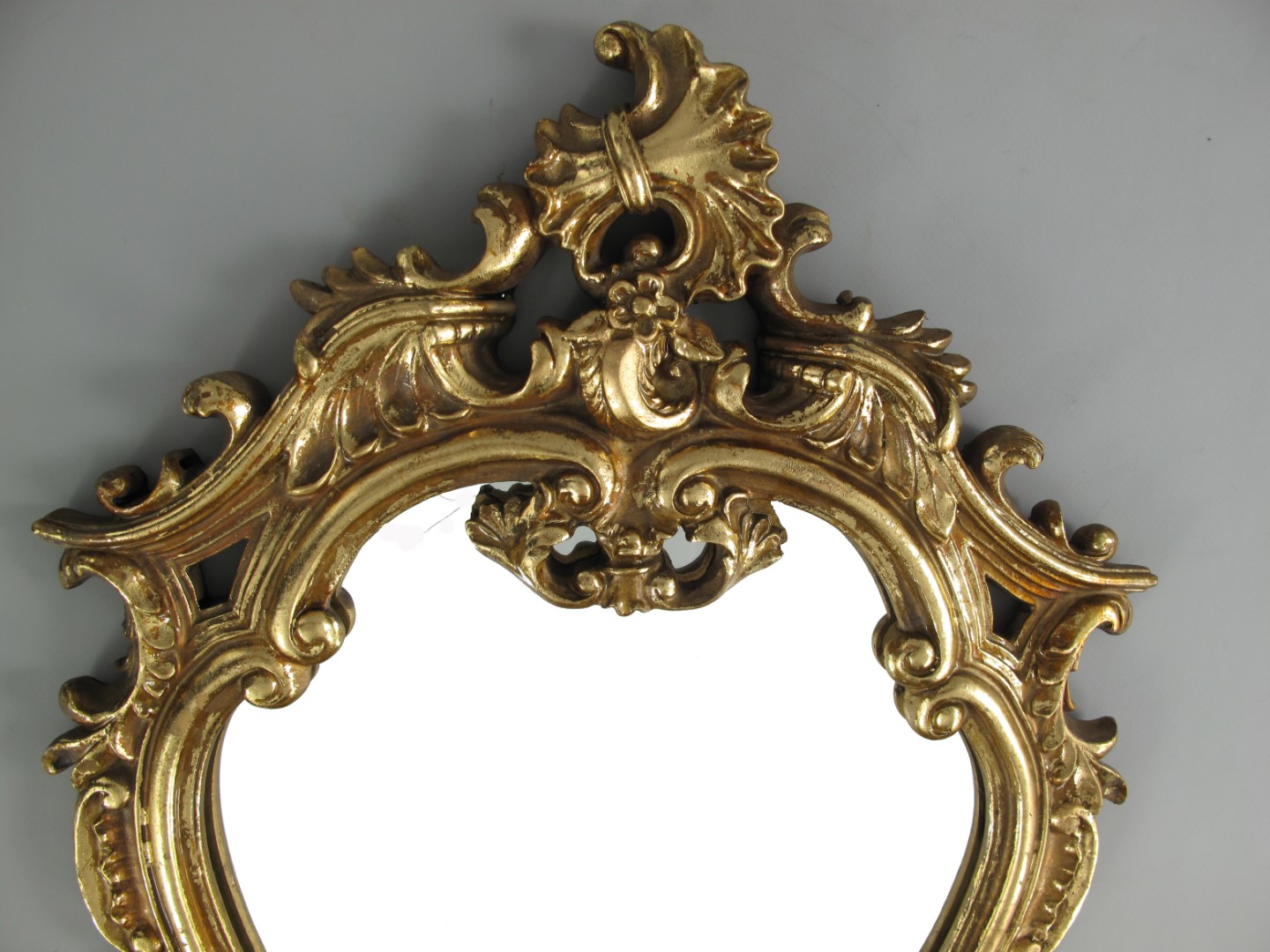 Wandspiegel Konsol Polystein GOLD H.67x38cm