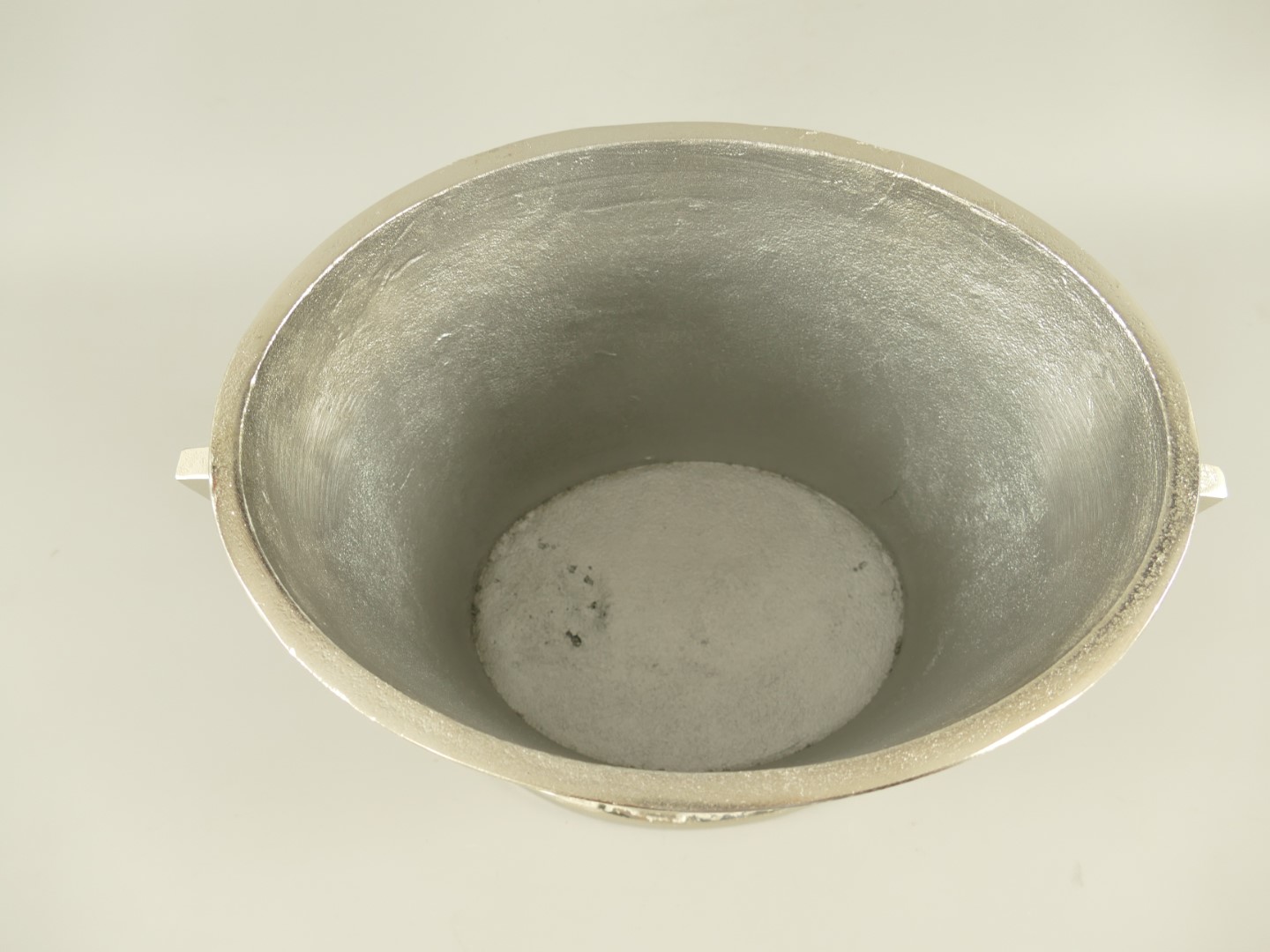 RAUS*PREIS Wein/Sektkühler Alu vernickelt H.25cm