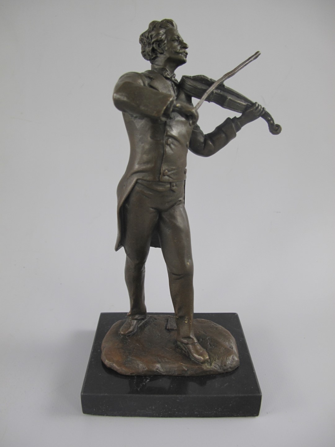 *RAUS*PREIS* Bronze Figur Musiker H.21x12x8cm