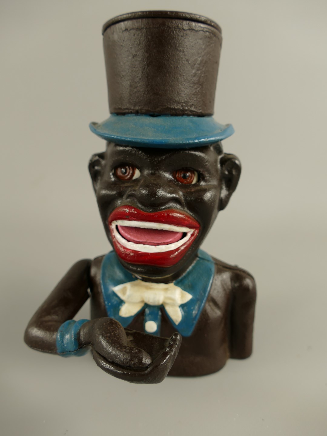 Spardose(Mechan.) Figur(Jolly) H.21x13cm