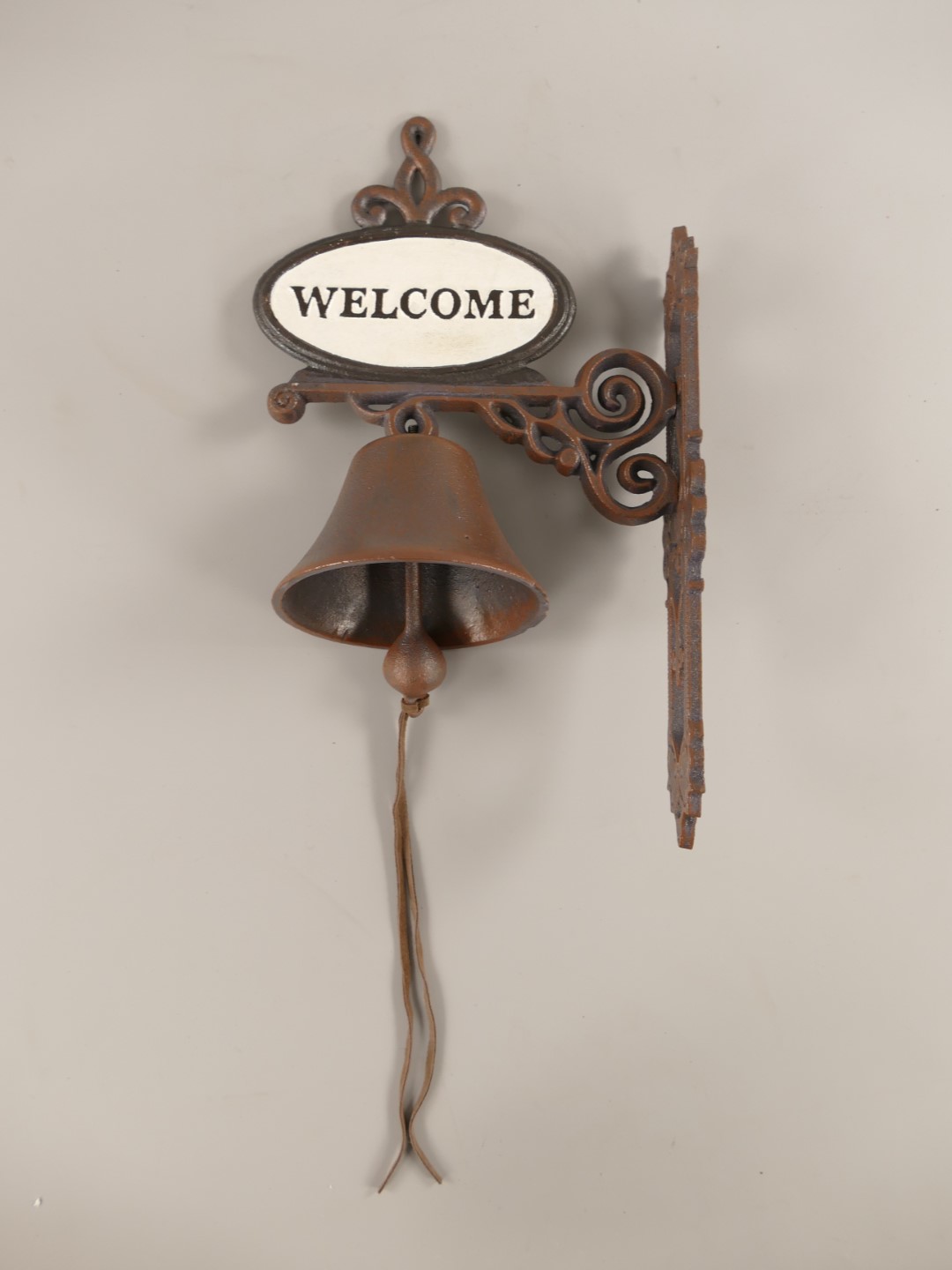 *NT Wandglocke Gusseisen WELCOME H.40cm P/St.