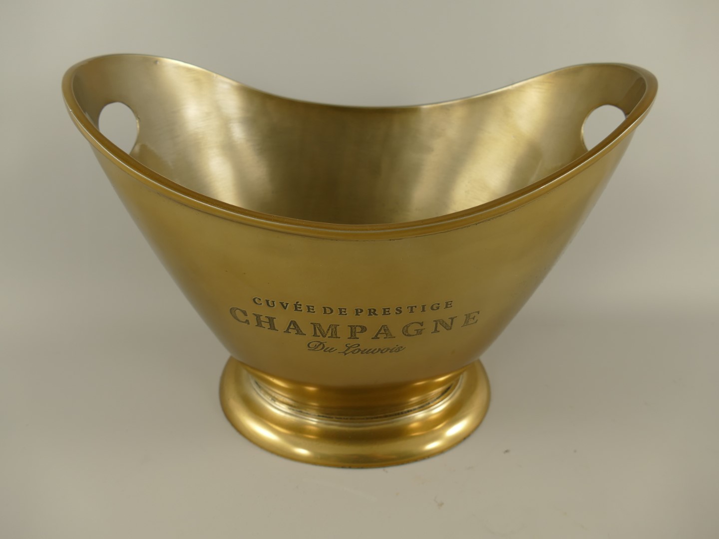 Weinkühler Sektkühler Alu Bronze Antik H.26x36cm