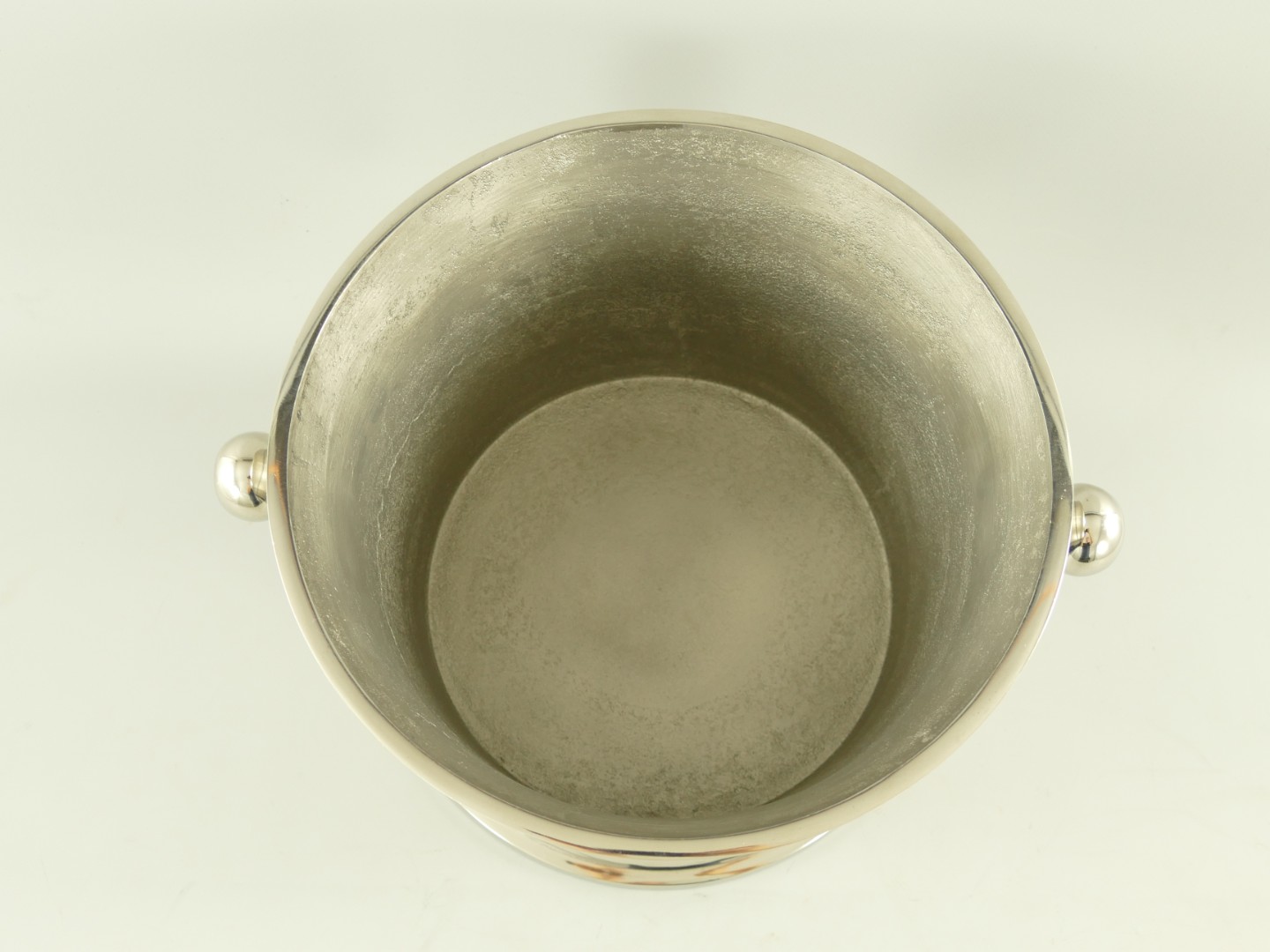 Weinkühler Sektkühler Alu vernickelt H.34x38cm