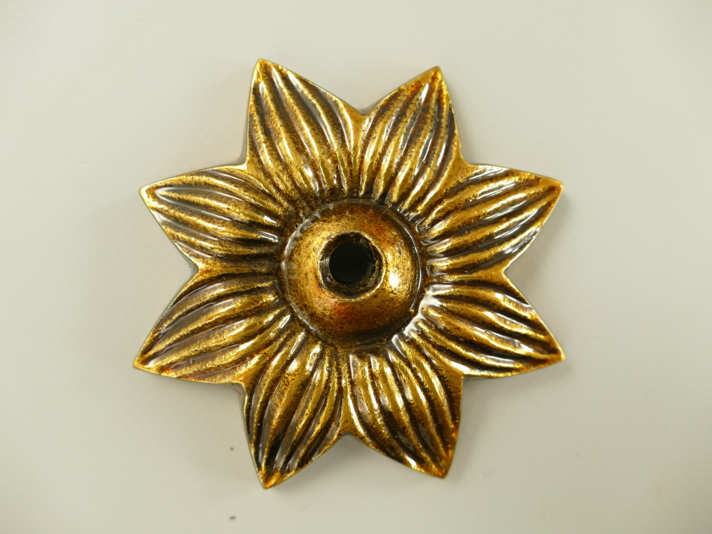 Türklopfer Löwe ALU BRONZE farbig H.28cm