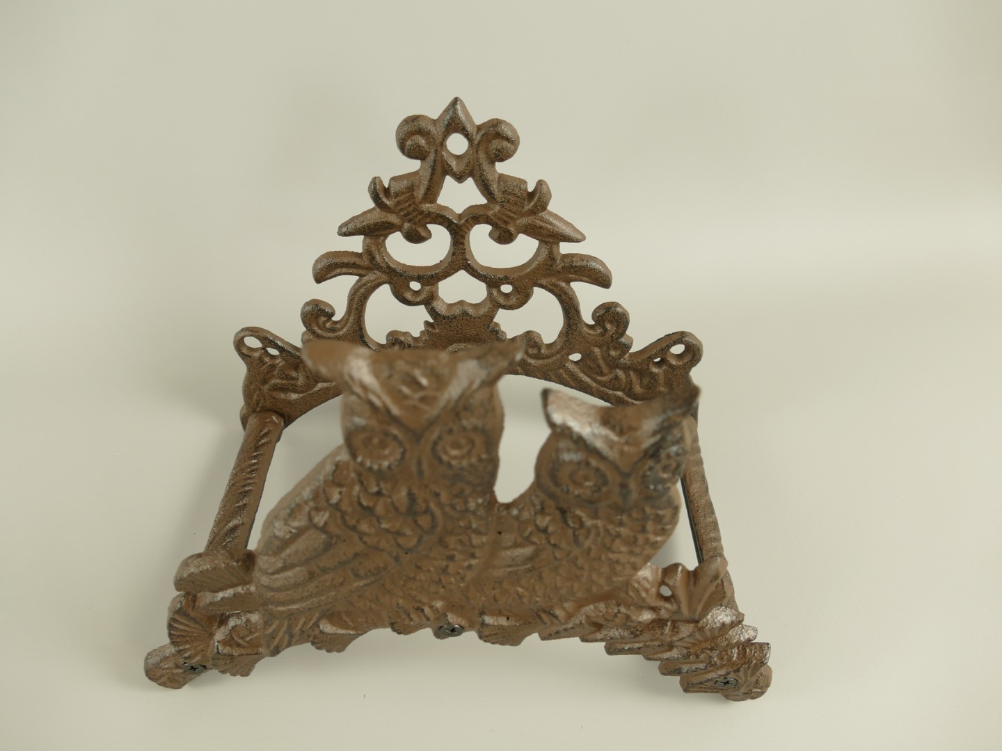 Schlauchhalter Gußeisen rustikal braun Eleu H.19cm