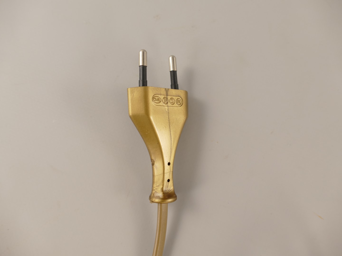 *ANG. Bilderlampe Messing brüniert 2-Fas. B.43cm
