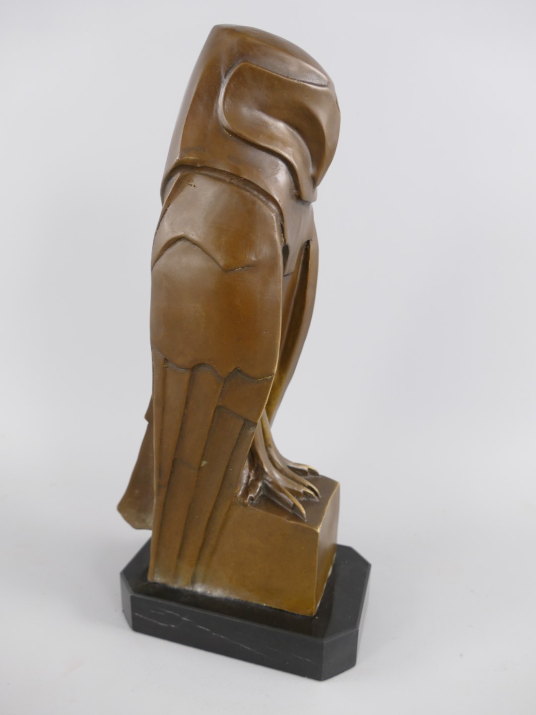 Figur Bronze Eule H.35x10cm