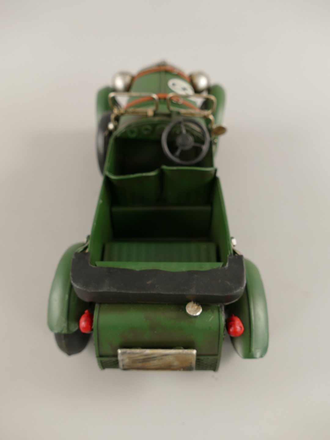 Auto grün Antik Eisen L.32x13cm