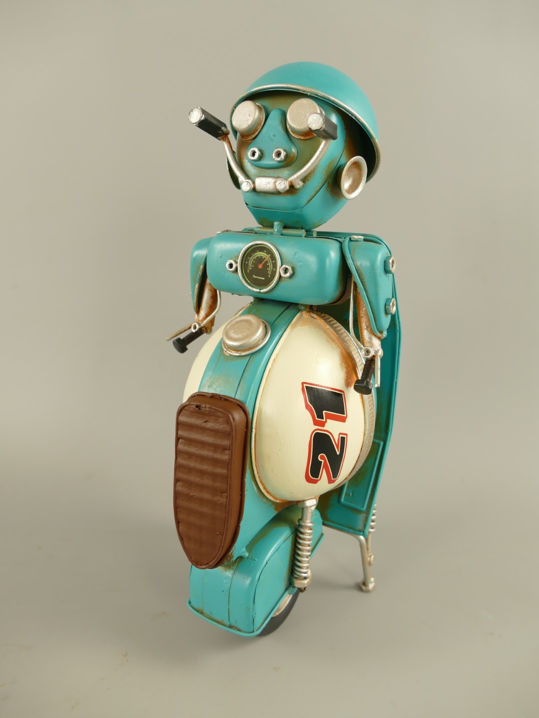 Roboter motor Antik Eisen L.29x12cm