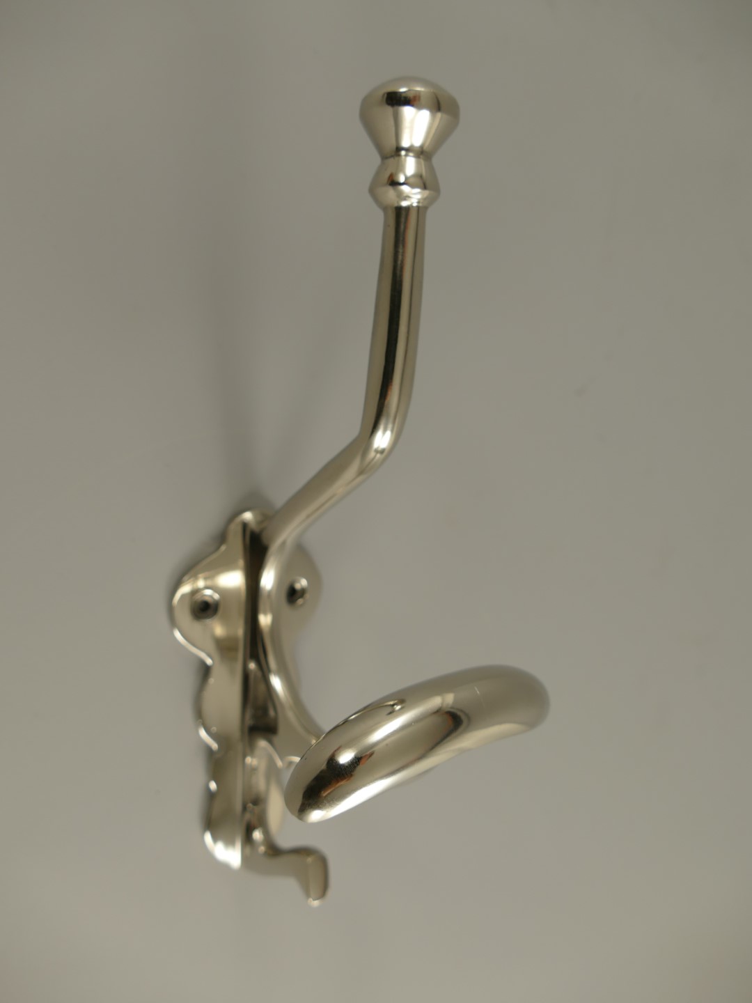 Garderobenhaken Alu/vernickelt H.23cm