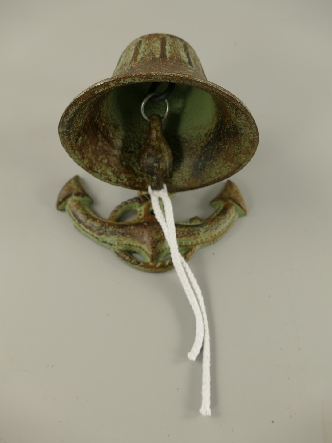 Wandglocke Gußeisen farbig H.19cm