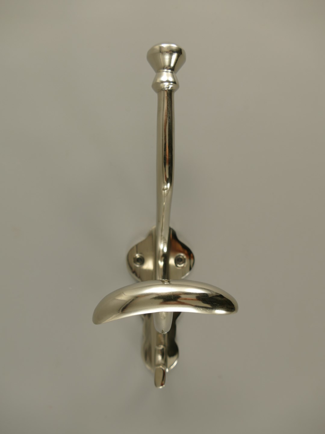 Garderobenhaken Alu/vernickelt H.23cm