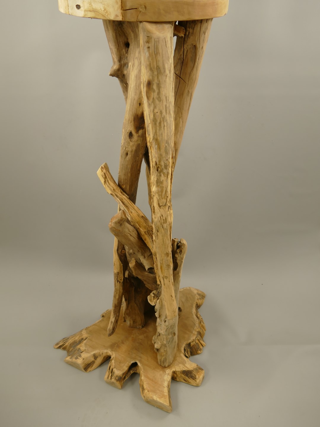 (*)*NT Vogelhaus Teak Holz H.148x48cm