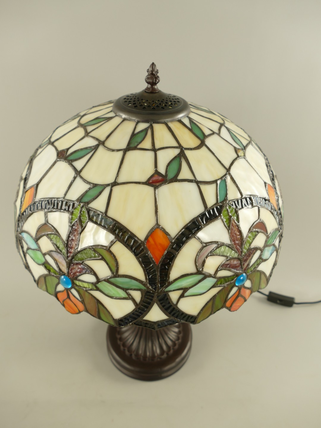 Lampe Tiffany fassung 2x E27 H.56x40cm
