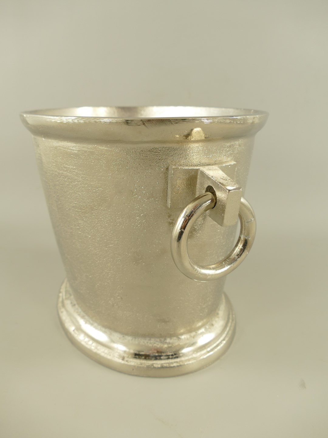 RAUS*PREIS Wein/Sektkühler Alu vernickelt H.25cm