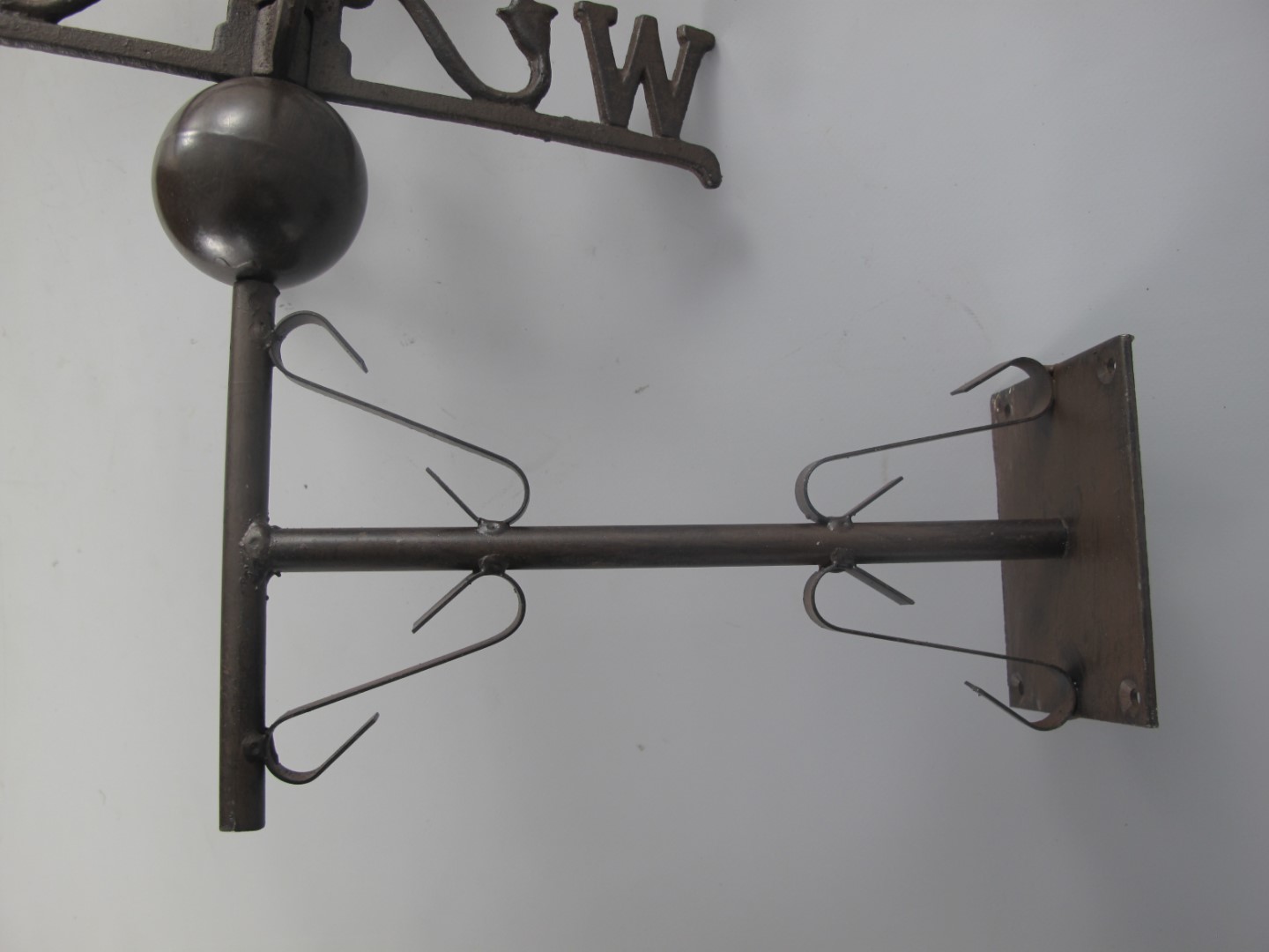 Wetterfahn(Pferd) Gußeisen rustikal braun H.60cm