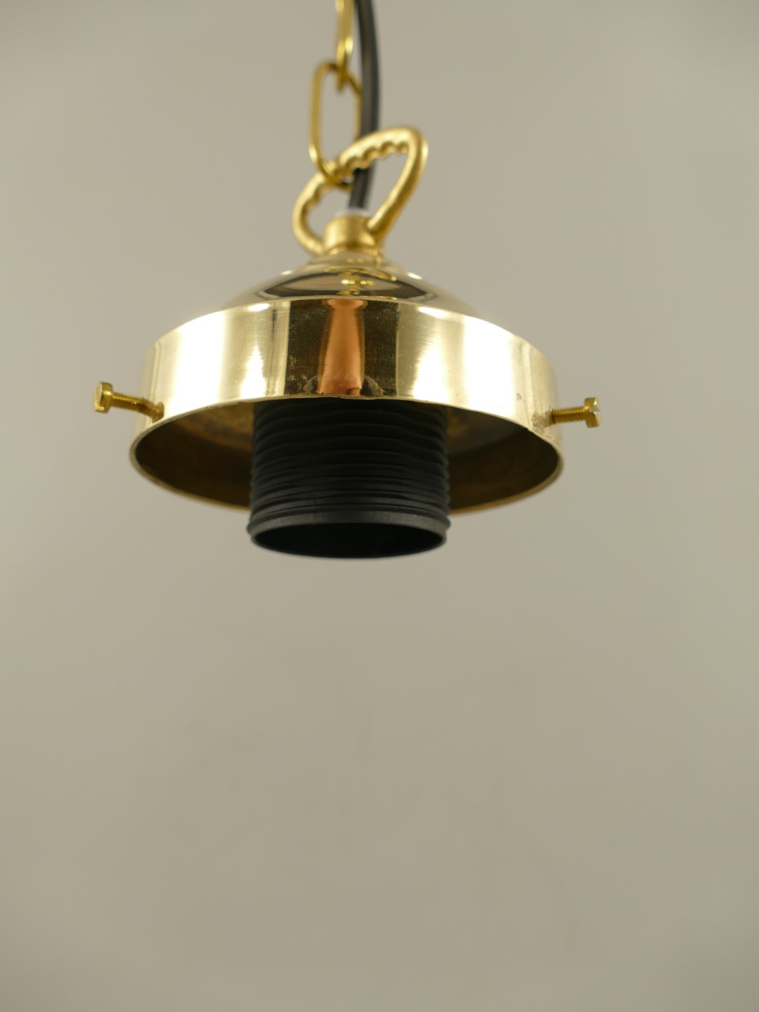 Gehänge Messing ohne Schirm Gh.8*GUß-H.70cm