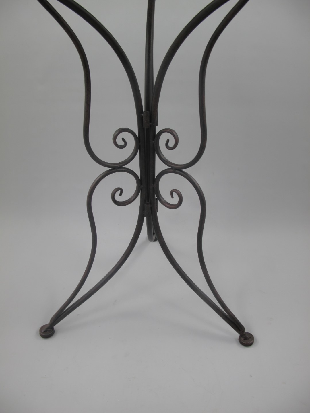 *NT 2xStuhl/Tisch(60) H.70cm Eisen antikbraun SET!