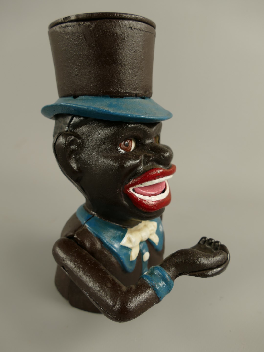 Spardose(Mechan.) Figur(Jolly) H.21x13cm