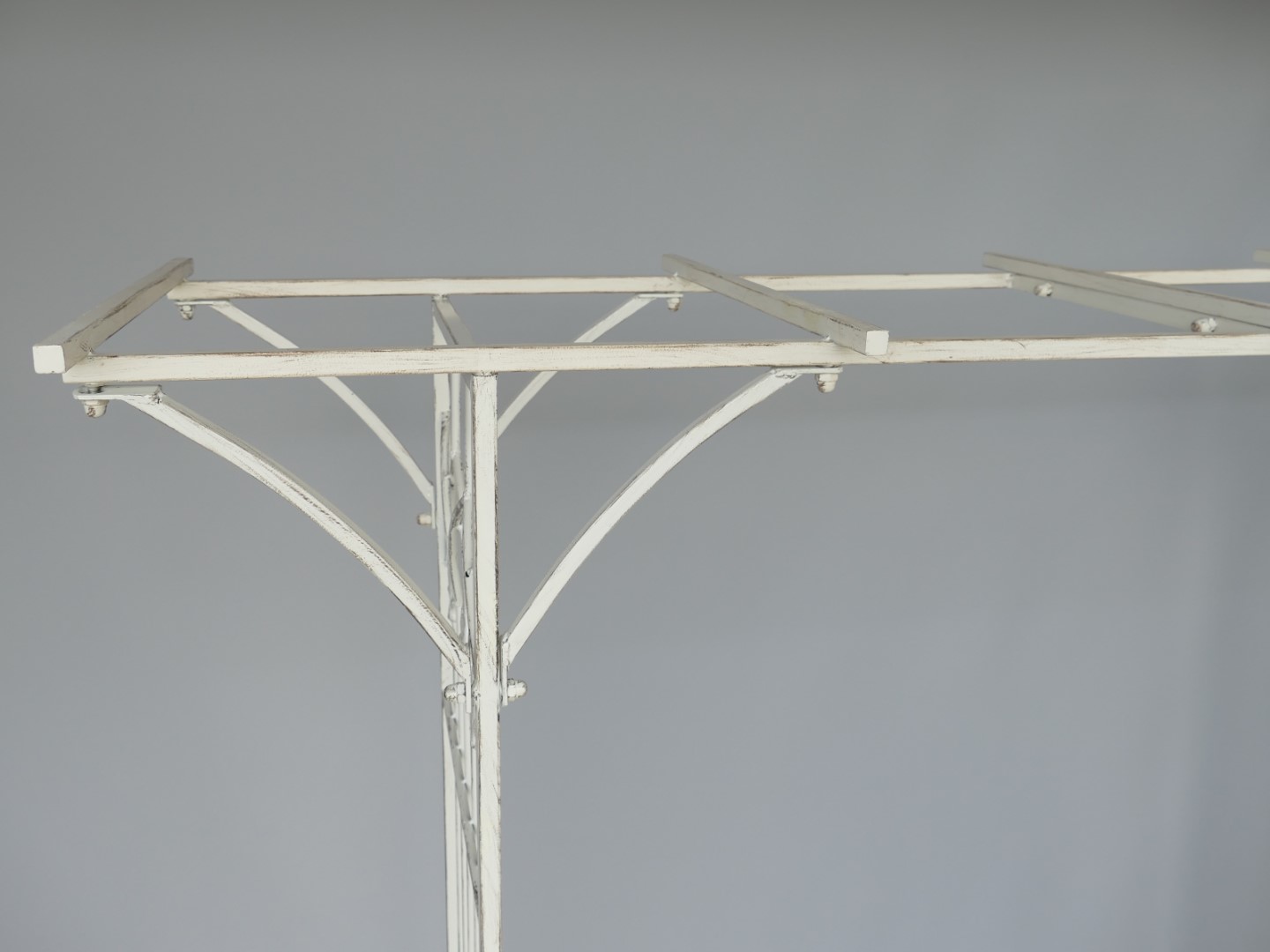 Rosenbogen rustikal weiss H.230x175cm