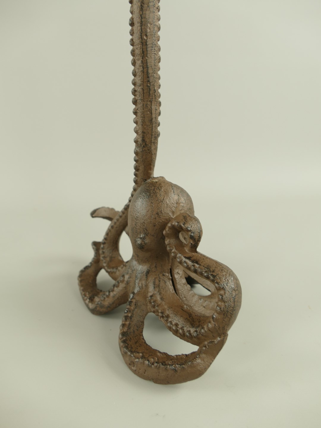Klopapierhalterung Eisen rustikal braun H.46cm