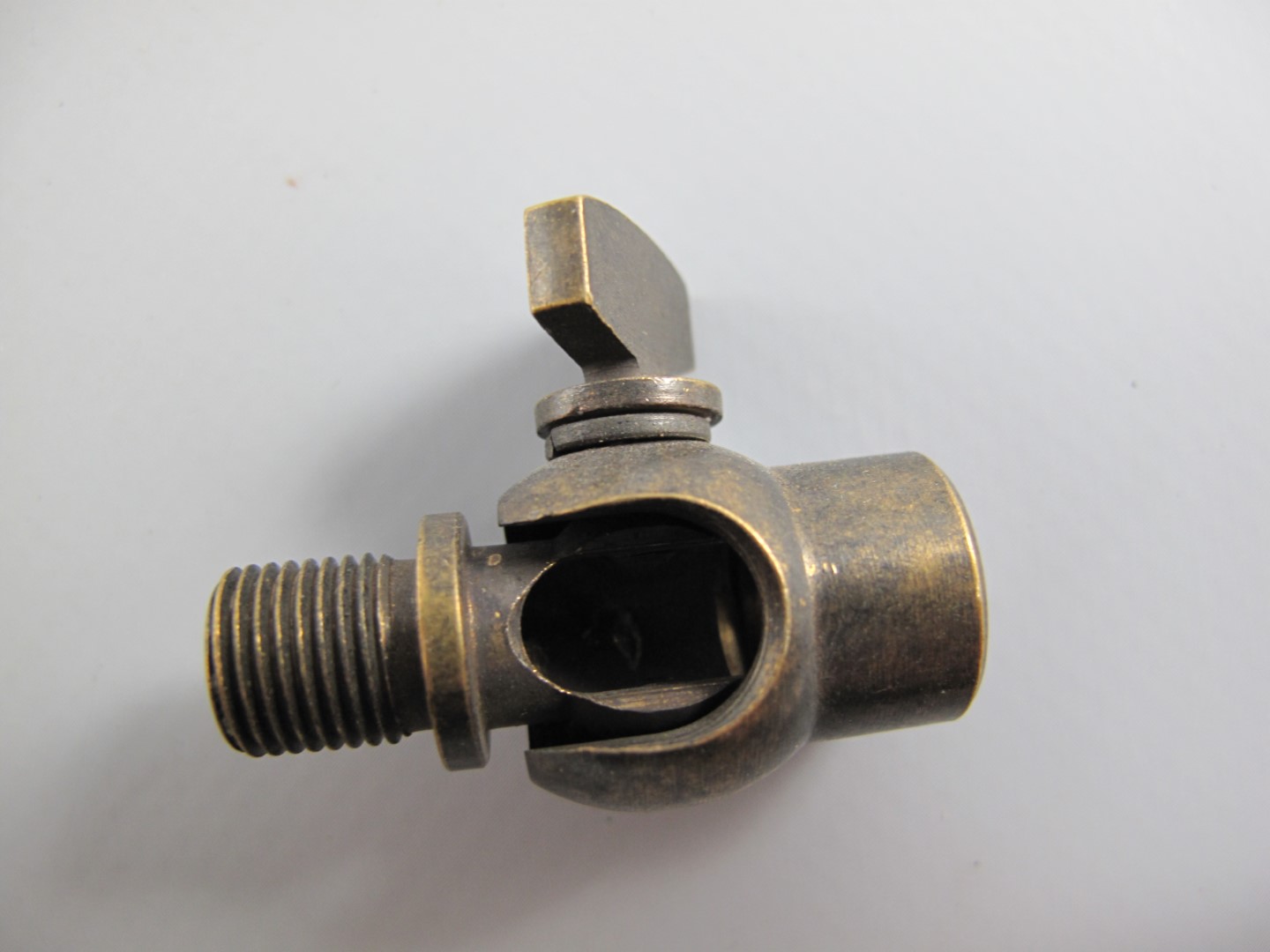 Gewricht für LAMPEN L.40mm M10x1 Messing brüniert